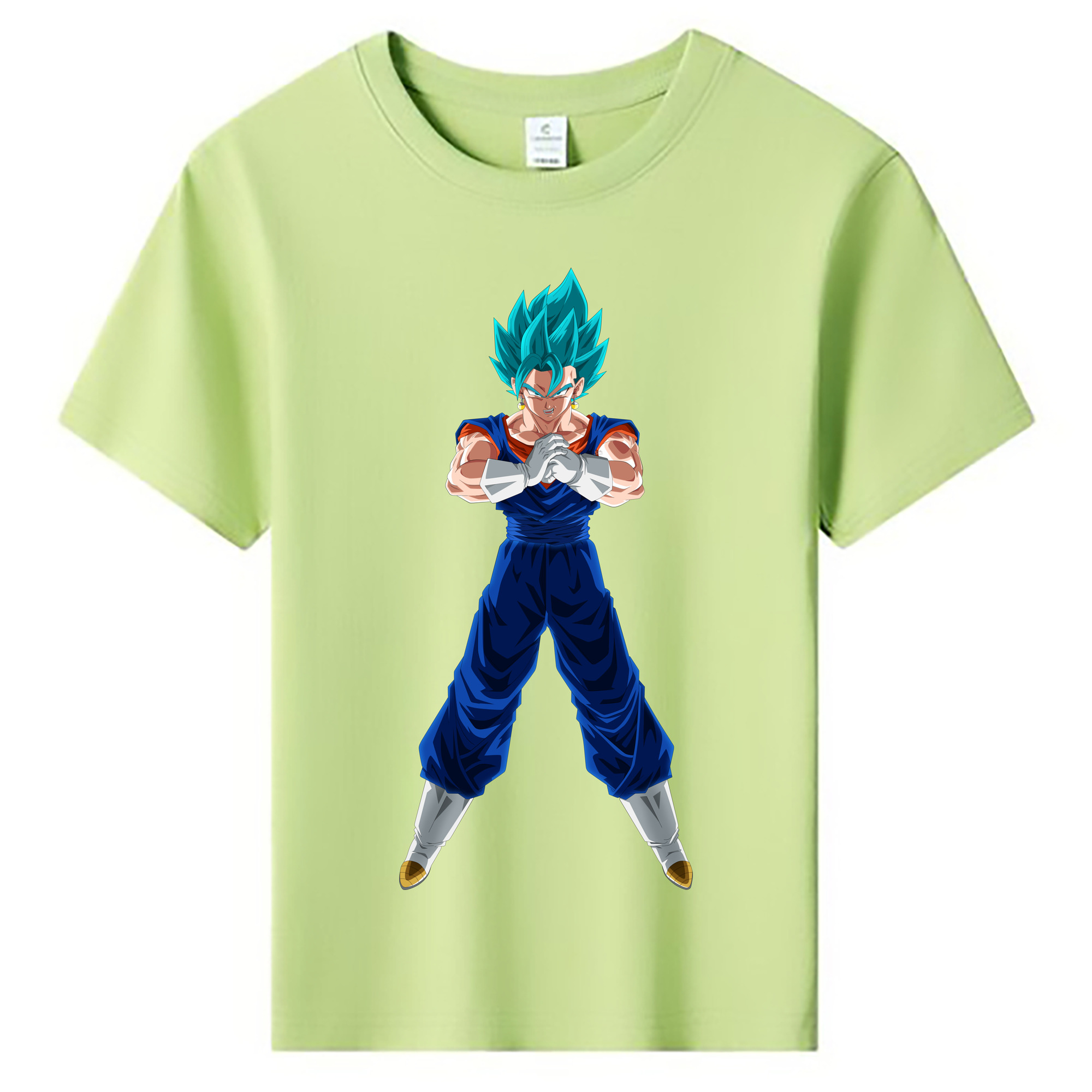 （画像用） ドラゴンボール ベジット DRAGON BALL Vegetto 綿100％キッズTシャツ（フロントプリント）